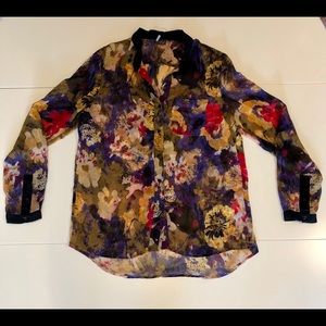 Floral Button up shirt